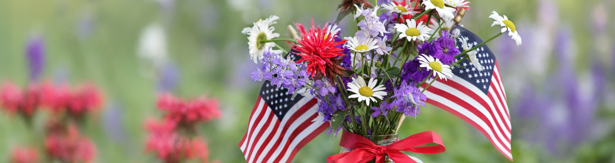 Bouquet of Flowers 4th of July